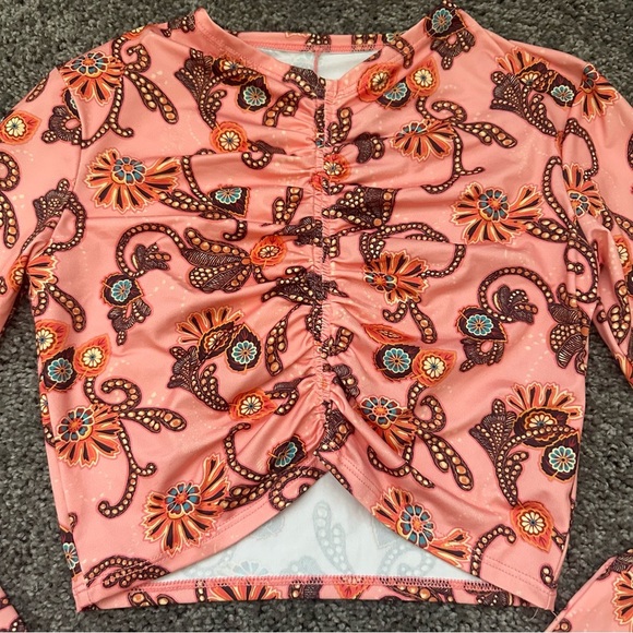 NWT ALC Ansel Rash Guard Size Extra Small XS Pink - Picture 4 of 5